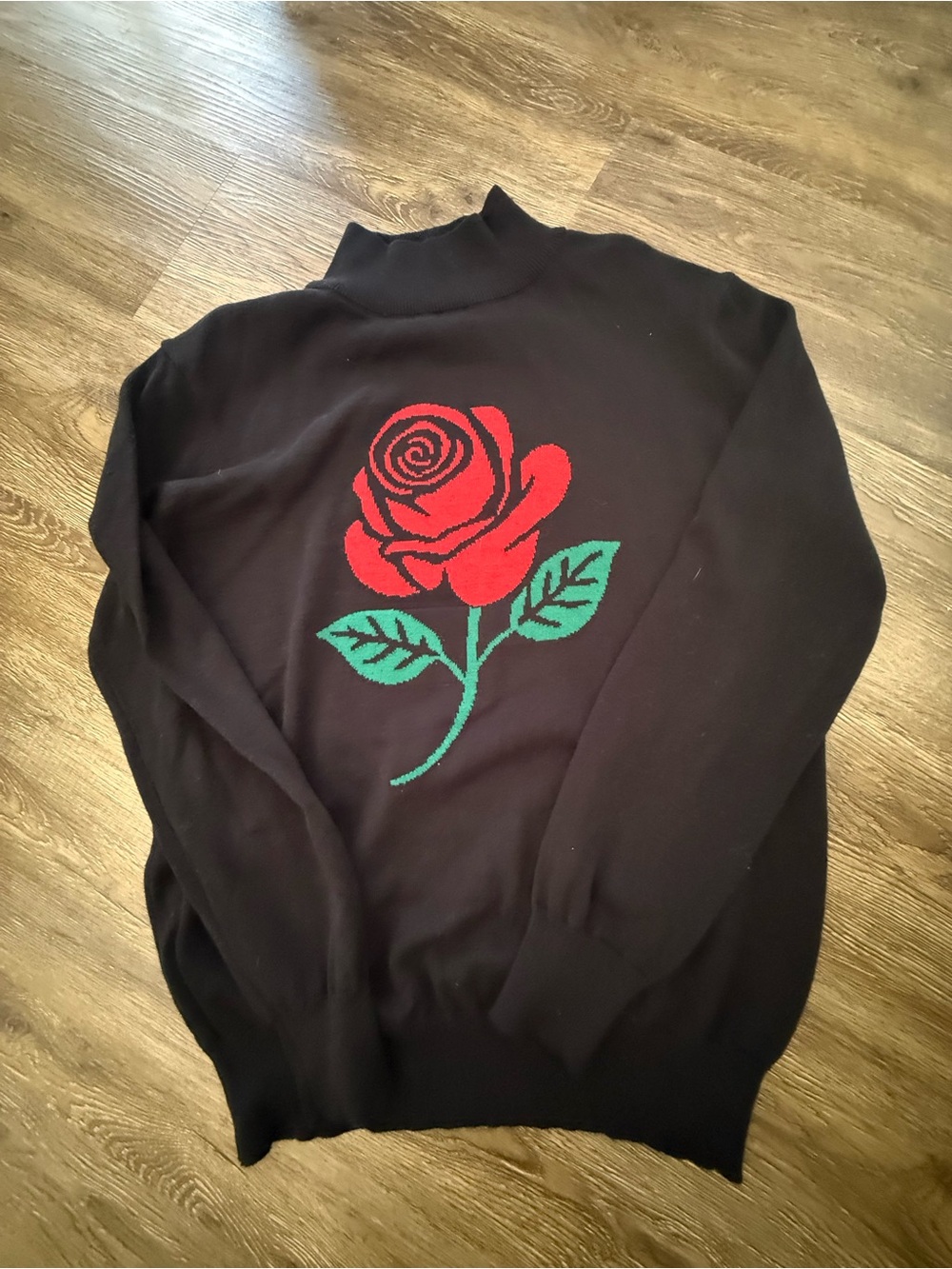 Oxknit NWT Red Rose Sweater